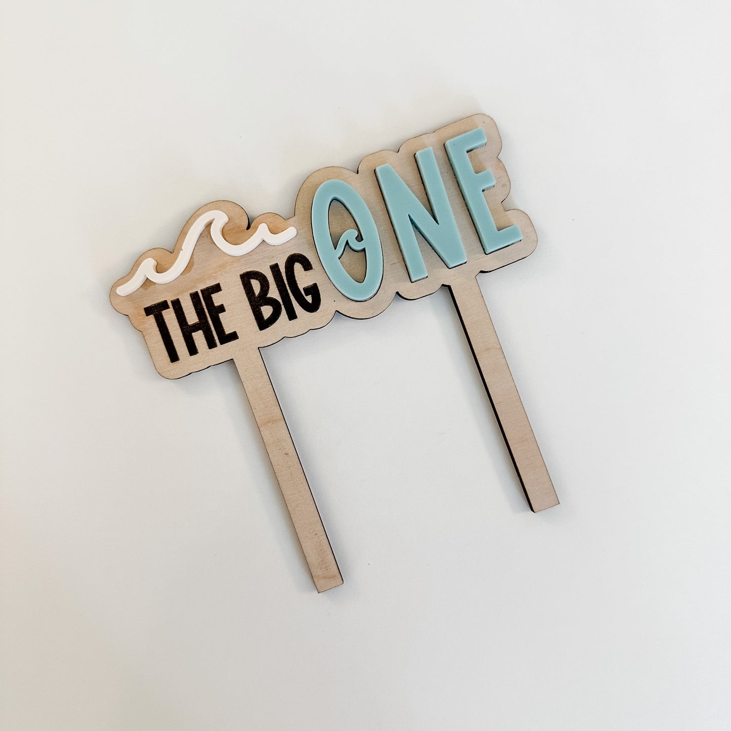 The Big One Cake Topper