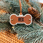 Leather Dog Ornament - Hartwood Design