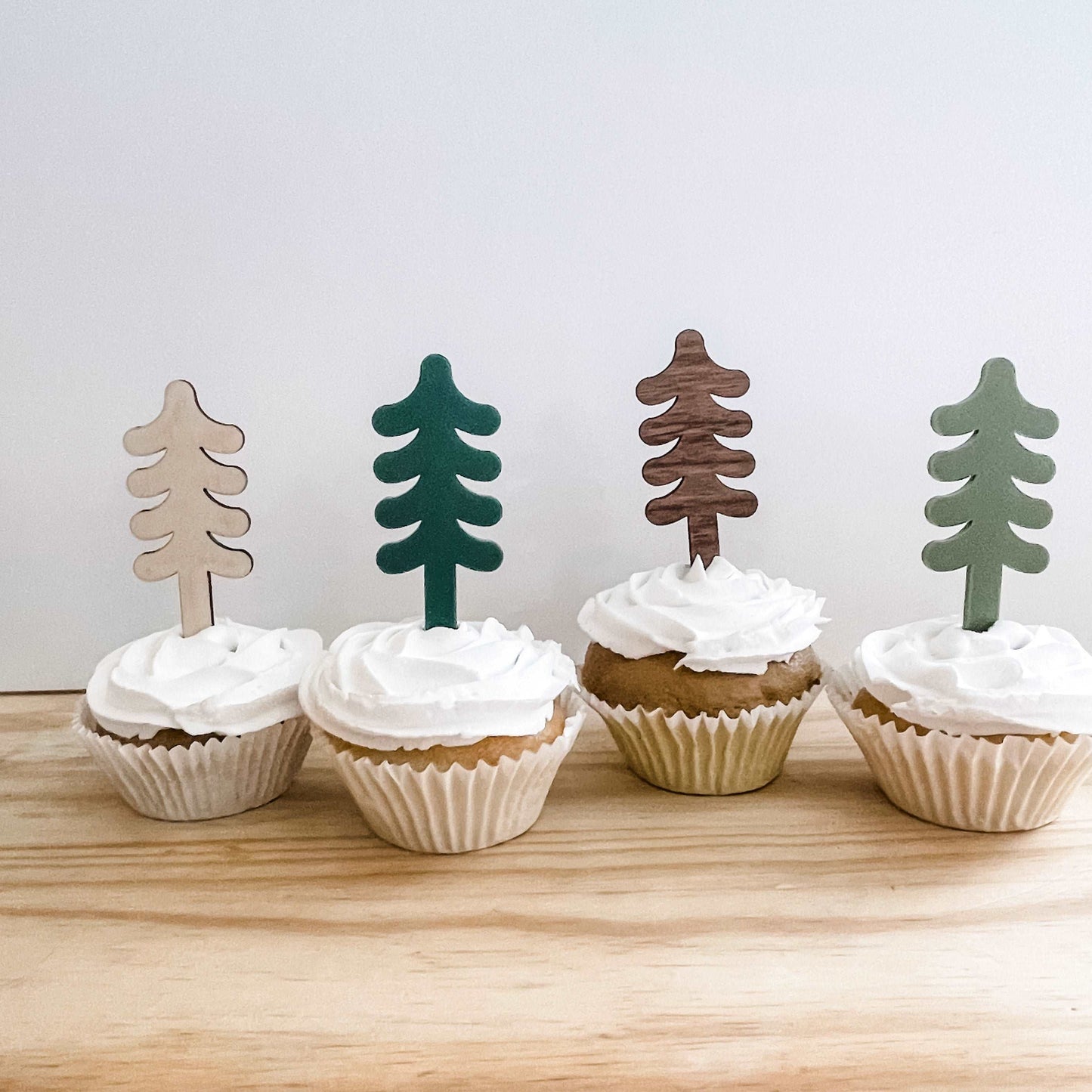 Pine Tree Cupcake Topper - Hartwood Design