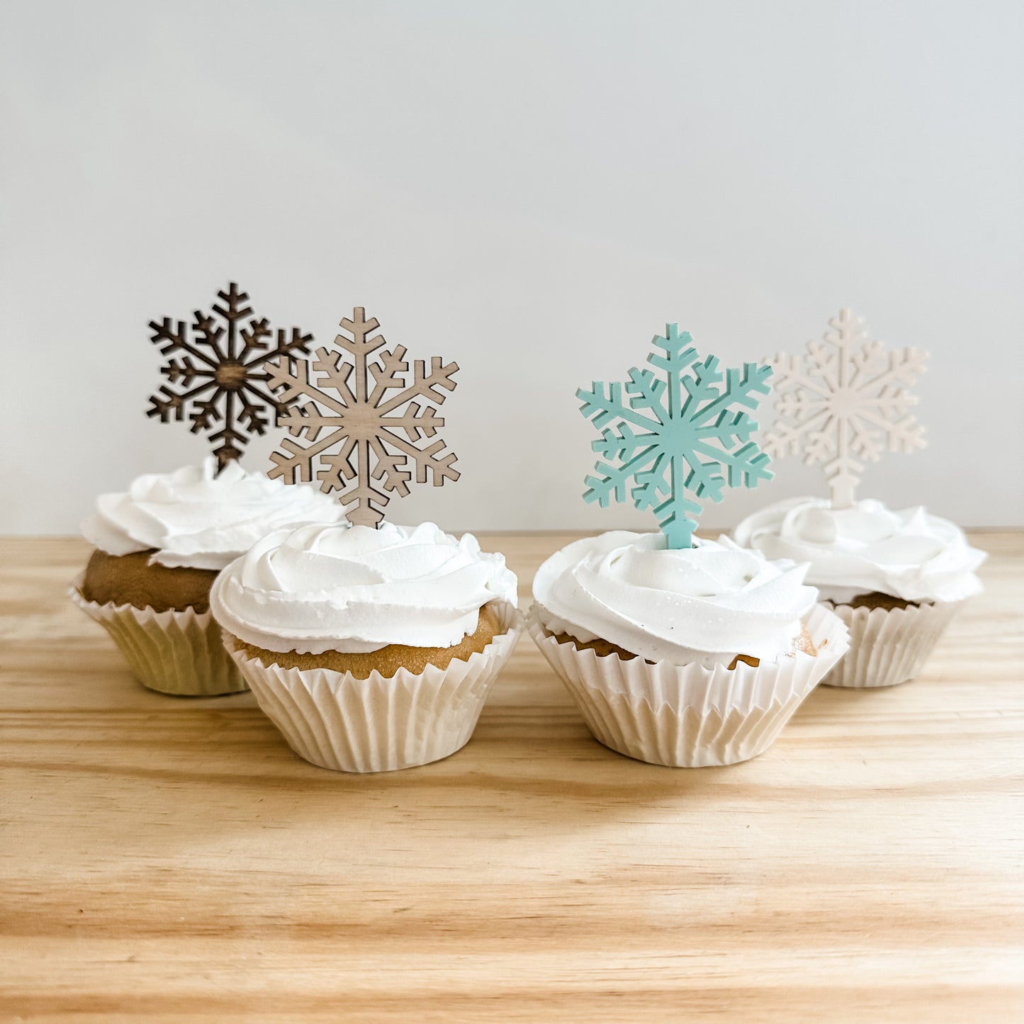 Snowflake Cupcake Topper