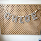 Personalized Name Banner - Boho Crib Name Banner - Hartwood Design